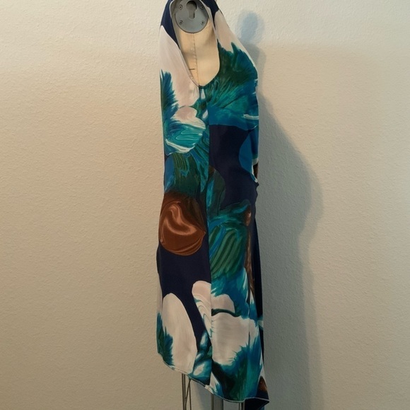 anthropologie Silk Print Dress. Spring - Picture 2 of 10